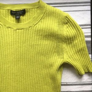 BR | Chartreuse Merino Wool Sweater